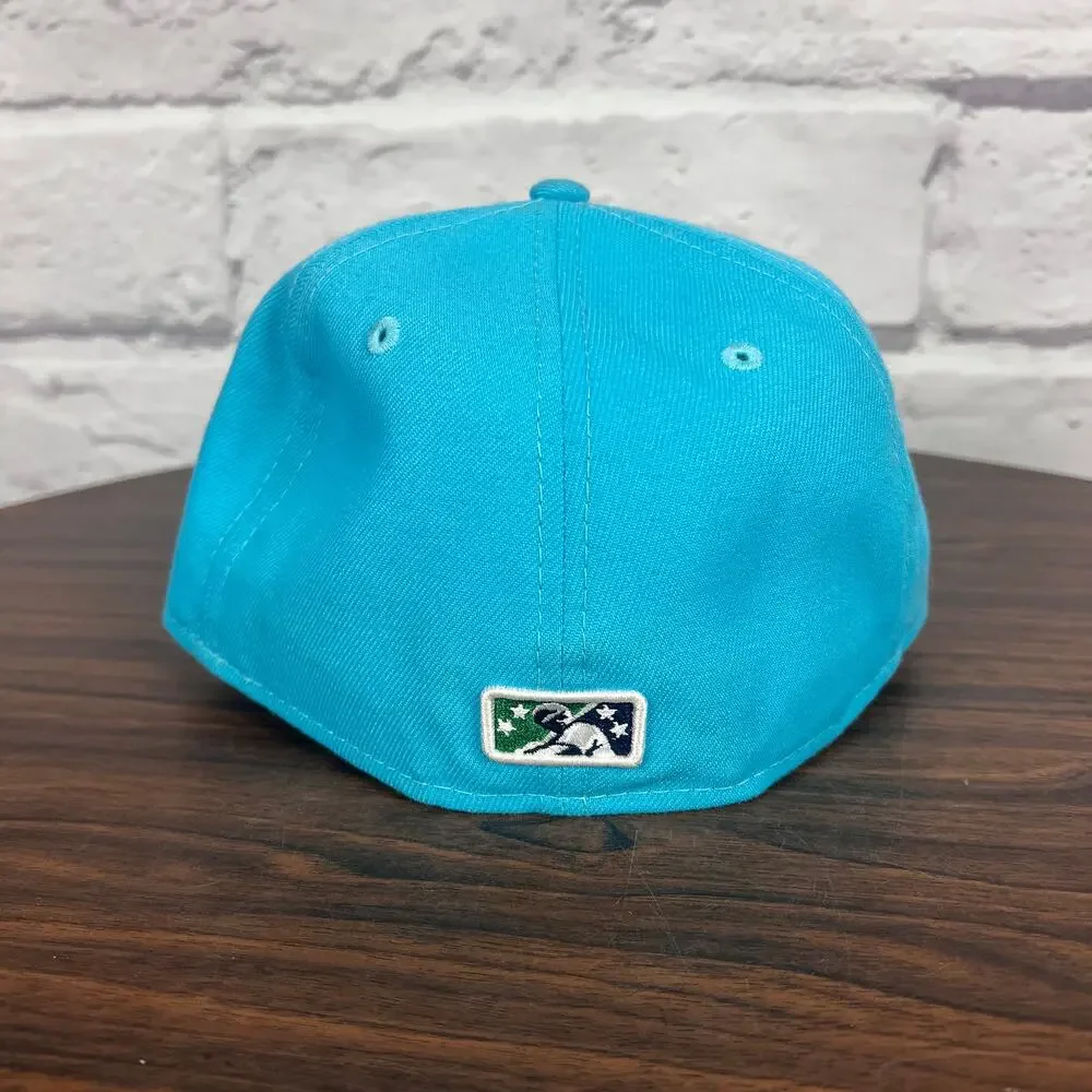 New Era Mens 7 1/8 Sportswear Streetwear Baseball Hartford Yard Goats Fitted Hat